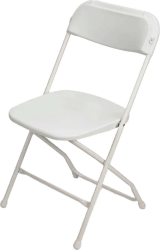 White Folding Chair