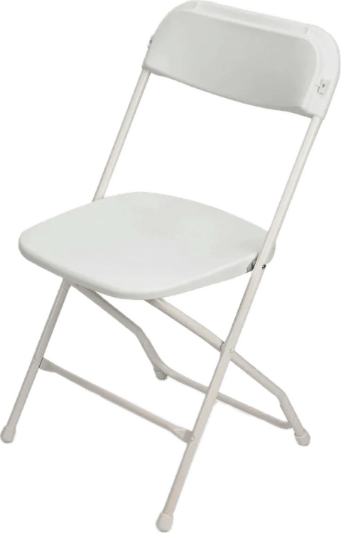 White Folding Chair White Folding Chair